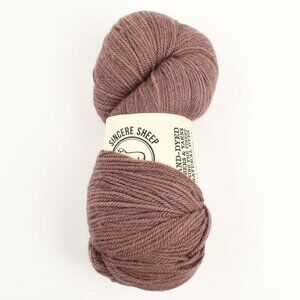 Sincere Sheep DK Weight Luminous Yarn Polwarth Wool Tussah Silk Deepest Desire